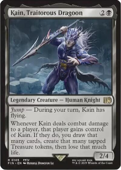 Kain, Traitorous Dragoon (Universes Beyond: FINAL FANTASY) Near Mint Foil
