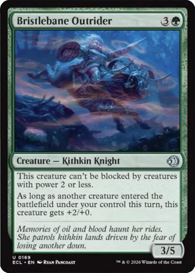 Bristlebane Outrider (Lorwyn Eclipsed) Near Mint Foil