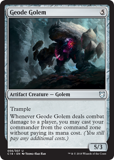 Geode Golem (Commander 2018) Light Play