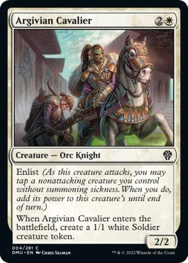 Argivian Cavalier (Dominaria United) Light Play Foil