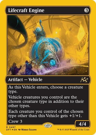 Lifecraft Engine (First-Place Foil) (Aetherdrift) Near Mint Foil