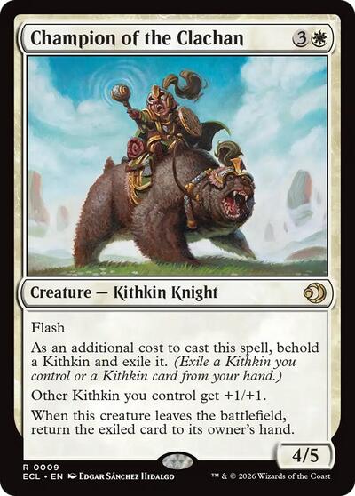Champion of the Clachan (Lorwyn Eclipsed) Near Mint Foil