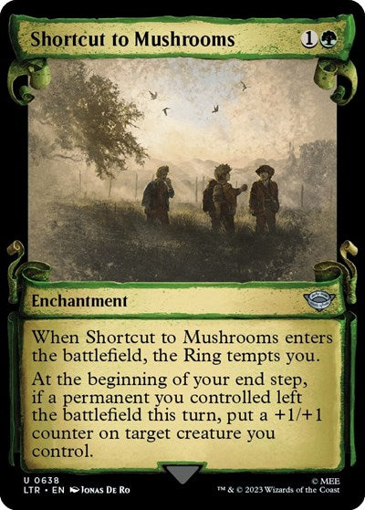 Shortcut to Mushrooms (Showcase Scrolls) (Universes Beyond: The Lord of the Rings: Tales of Middle-earth) Light Play