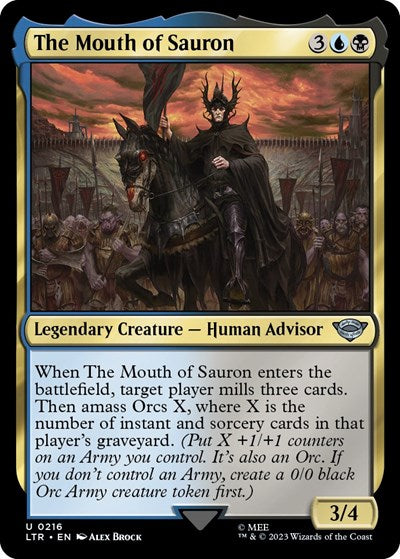 The Mouth of Sauron (Universes Beyond: The Lord of the Rings: Tales of Middle-earth) Near Mint Foil