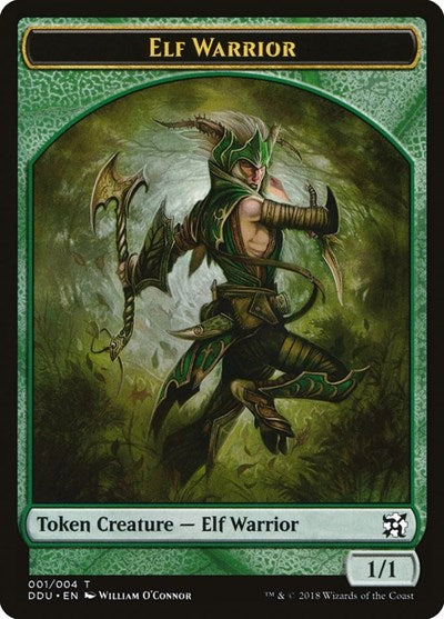 Elf Warrior Token (Duel Decks: Elves vs. Inventors) Near Mint