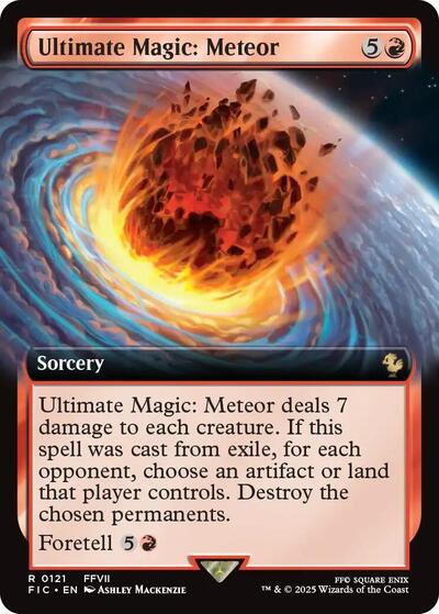 Ultimate Magic: Meteor (Extended Art) (Commander: FINAL FANTASY) Near Mint