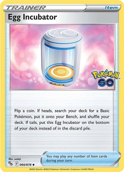 Egg Incubator (Pokemon GO) Near Mint