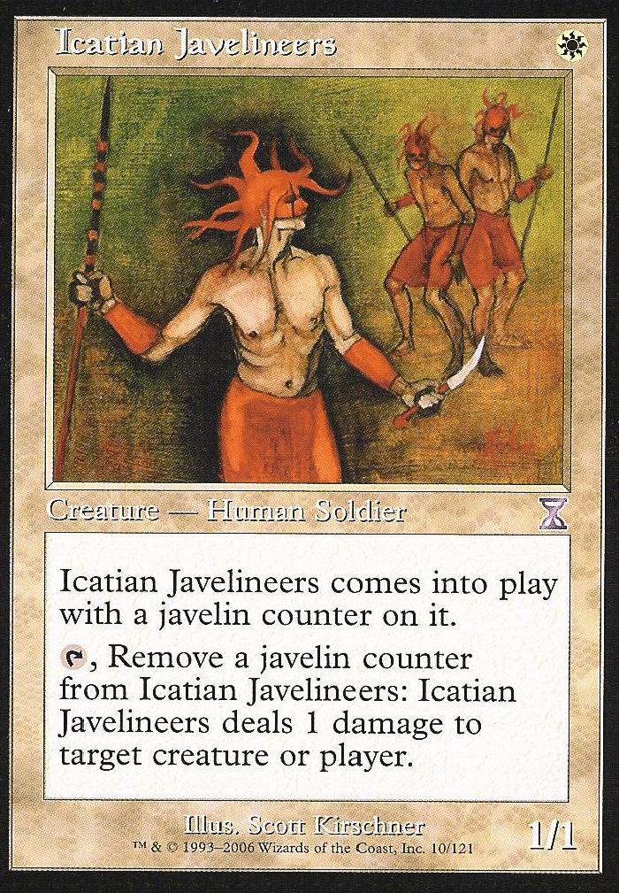 Icatian Javelineers (Time Spiral Time Shifted) Light Play