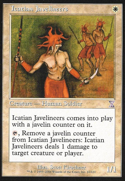 Icatian Javelineers (Time Spiral Time Shifted) Light Play