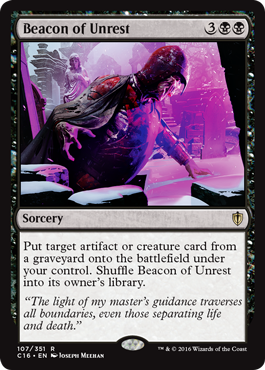 Beacon of Unrest (Commander 2016 Edition) Light Play