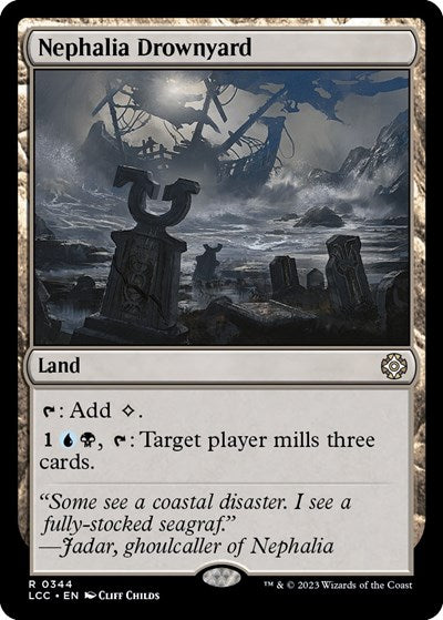 Nephalia Drownyard (Commander: The Lost Caverns of Ixalan) Light Play