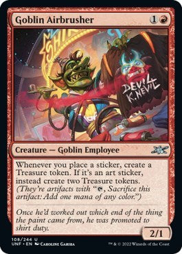Goblin Airbrusher (Unfinity) Light Play Foil