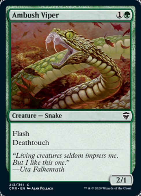 Ambush Viper (Commander Legends) Light Play Foil