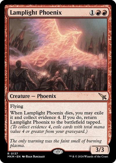 Lamplight Phoenix (Murders at Karlov Manor) Near Mint Foil