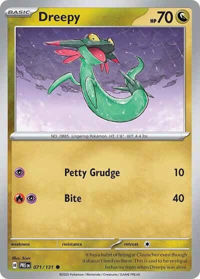 Dreepy (SV: Prismatic Evolutions) Near Mint Reverse Holofoil