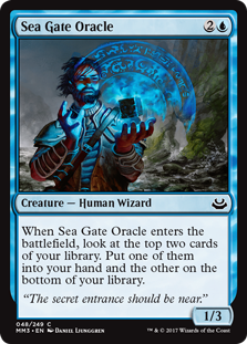 Sea Gate Oracle (Modern Masters 2017) Light Play Foil
