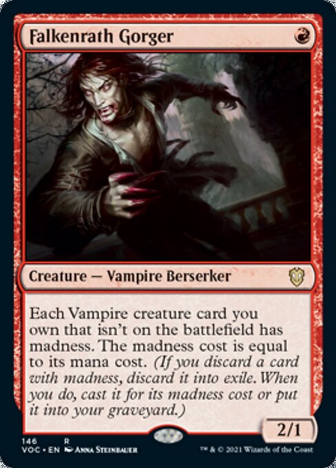 Falkenrath Gorger (Commander 2021 Crimson Vow) Light Play