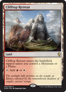 Clifftop Retreat (Dominaria) Near Mint