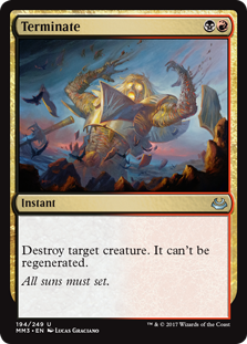 Terminate (Modern Masters 2017) Light Play