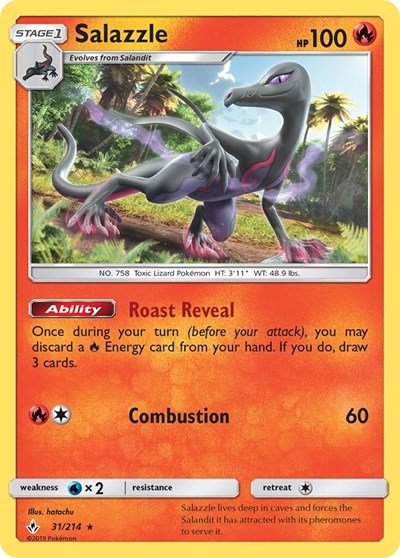 Salazzle (SM - Unbroken Bonds) Near Mint