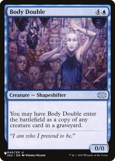 Body Double (The List) Near Mint
