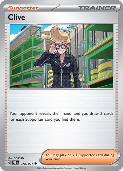 Clive (SV: Paldean Fates) Near Mint