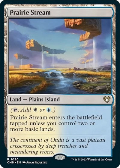 Prairie Stream (Commander Masters) Light Play