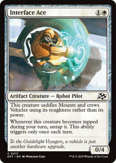 Interface Ace (Aetherdrift) Near Mint Foil