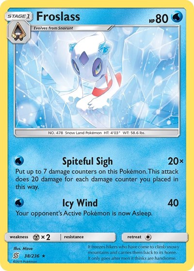 Froslass (SM - Unified Minds) Near Mint Reverse Holofoil