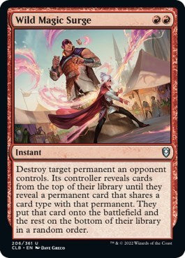 Wild Magic Surge (Commander Legends: Battle for Baldur's Gate) Light Play