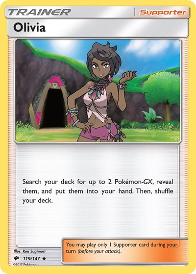 Olivia (SM - Burning Shadows) Near Mint