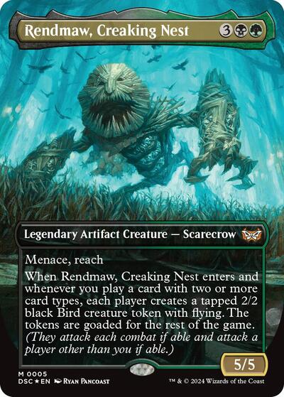 Rendmaw, Creaking Nest (Borderless) (Commander: Duskmourn: House of Horror) Near Mint