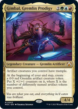 Gimbal, Gremlin Prodigy (Commander: March of the Machine) Near Mint Foil