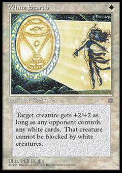 White Scarab (Ice Age) Light Play