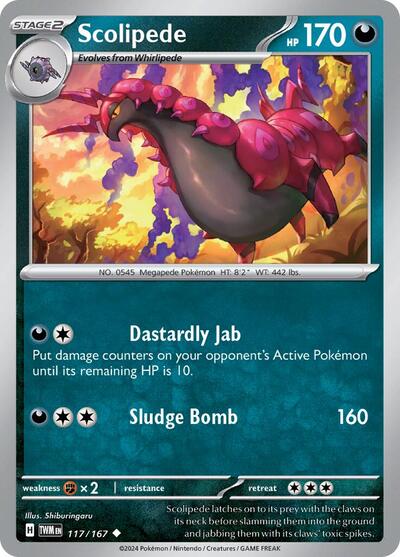 Scolipede (SV06: Twilight Masquerade) Near Mint