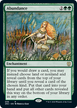 Abundance (Commander 2020 Zendikar Rising) Light Play