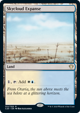 Skycloud Expanse (Commander 2020 Ikoria) Light Play