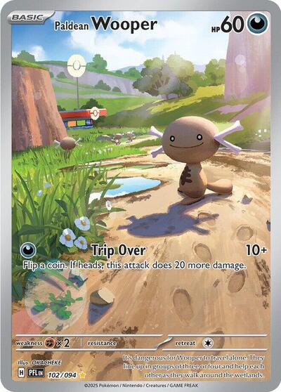 Paldean Wooper (ME02: Phantasmal Flames) Near Mint Holofoil