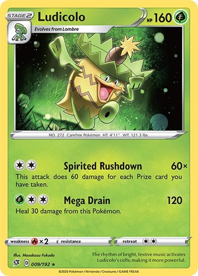 Ludicolo (SWSH02: Rebel Clash) Near Mint Reverse Holofoil