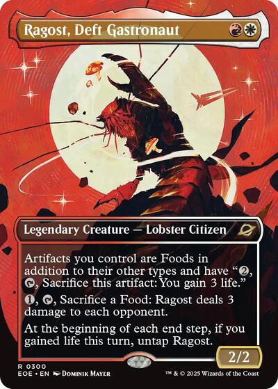 Ragost, Deft Gastronaut (Borderless) (Edge of Eternities) Near Mint Foil