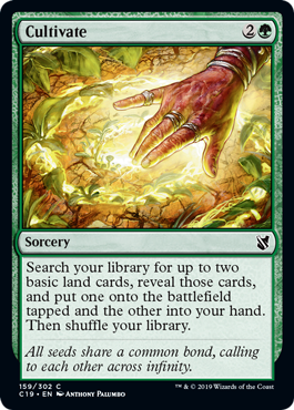 Cultivate (Commander 2019) Light Play