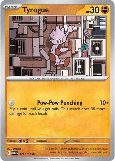 Tyrogue (ME01: Mega Evolution) Near Mint