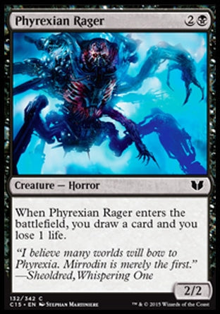 Phyrexian Rager (Commander 2015) Light Play