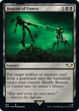 Beacon of Unrest (Universes Beyond: Warhammer 40K) Near Mint