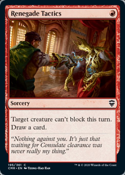 Renegade Tactics (Commander Legends) Near Mint Foil