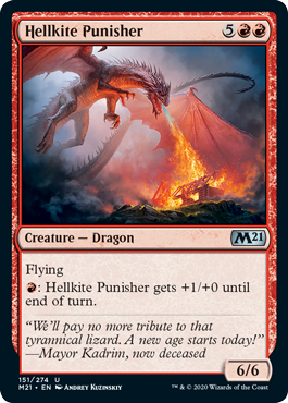 Hellkite Punisher (Magic 2021 Core Set) Near Mint Foil