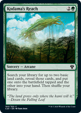 Kodama's Reach (Commander 2020 Ikoria) Light Play