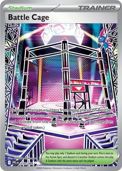 Battle Cage - 116 (ME02: Phantasmal Flames) Near Mint Holofoil
