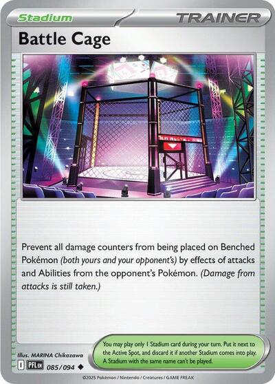Battle Cage - 085 (ME02: Phantasmal Flames) Near Mint