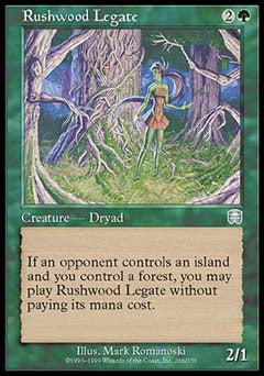 Rushwood Legate (Mercadian Masques) Light Play